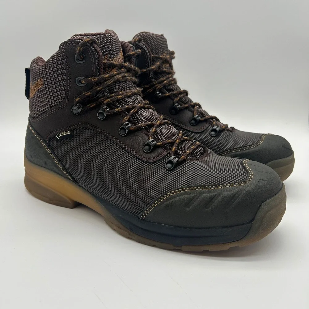 Danner Tektite 4.5 Work Boots Mens 10.5 Brown Gore-Tex Safety Toe 15538 Lace Up